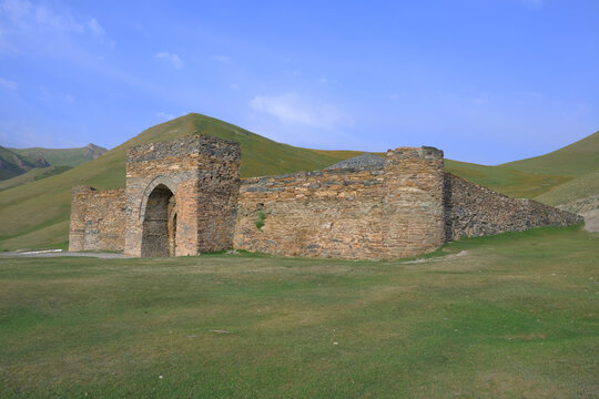 The 15th century caravanserai of Tash Rabat, Naryn Region, Kyrgyzstan