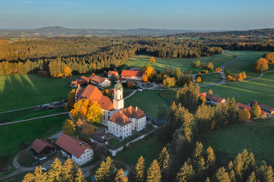 Pilgrim's Church of Wieskirche, UNESCO World Heritage Site, Weis, Steingaden, Upper Bavaria, Bavaria, Germany