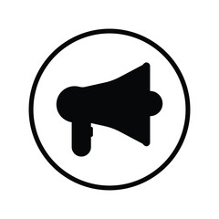 Sound Speaker Volume Icon, Symbol, Sign, Black and White For Website, Mobile Apps, and Other Design Elements