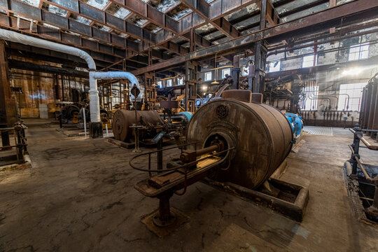 Old power plant, Fray Bentos Industrial Landscape, UNESCO World Heritage Site, Uruguay