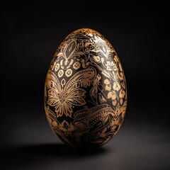 Easter, spring seasonal holiday - intricate detailed painted eggs 