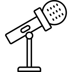 Stand Mic Icon