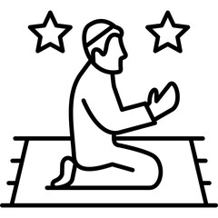 Offering Prayer Icon