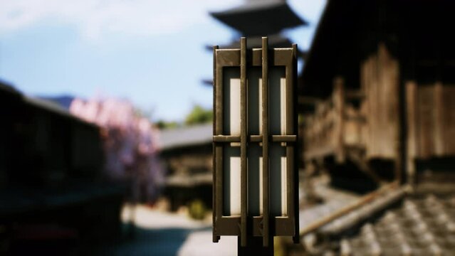 the empty japan tample buildings