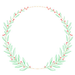 Glitter christmas wreath