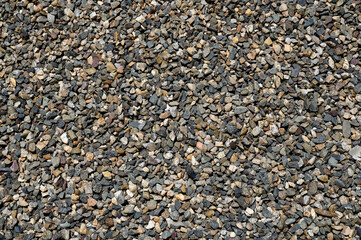 The texture of gravel. Fine gravel texture