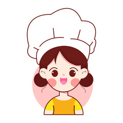 cute chef vector illustration