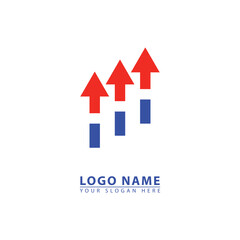 Marketing finance sales and business icon logo vector.