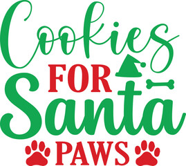 Fototapeta premium Cookies For Santa Paws