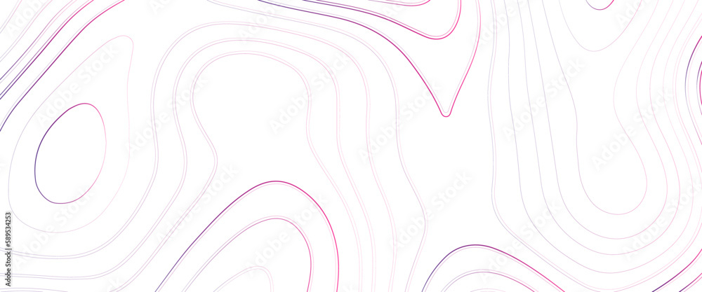 Poster the stylized height of the topographic contour in lines and contours, topographic map background con