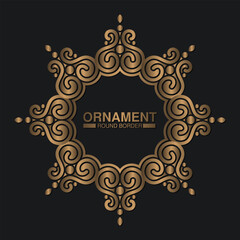 luxury ornament pattern circle design