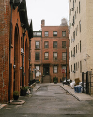 Fototapeta premium Houses in Brooklyn Heights, Brooklyn, New York