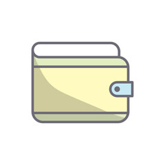 Wallet icon vector design templates
