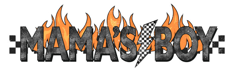 Rocker mama's boy png design © murat