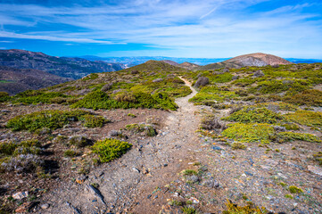 Fototapeta na wymiar Landscape of the Sierra Nevada mountain range, Spain.