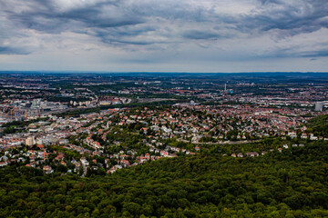 Stuttgart from TV Tower