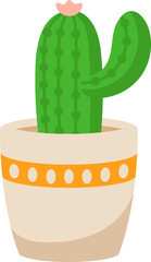Cute Cactus with Minimalist Pot