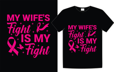 Breast cancer awareness t-shirt design