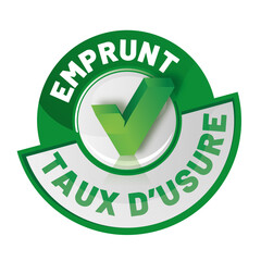 taux d'usure de l'emprunt en france