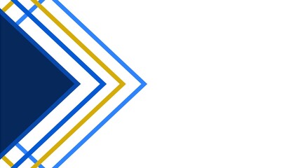 Geometric background with blue yellow and navy blue stripes.