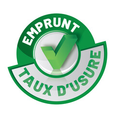 taux d'usure de l'emprunt en france