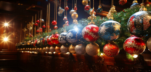 Fototapeta na wymiar christmas ornaments