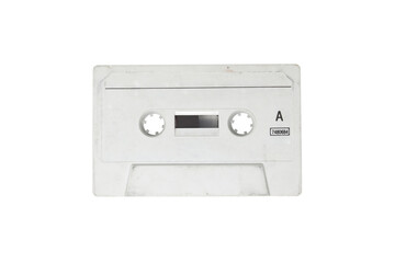 Fototapeta na wymiar cassette audio texture isolated retro vintage tape