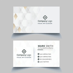 Professional elegant modern business card design
