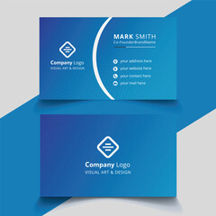 Professional elegant modern business card design