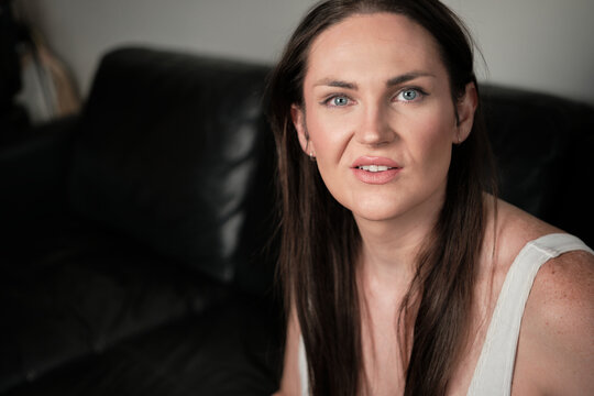 Trans Woman Looking at Camera