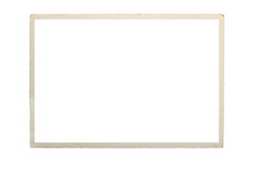 old photo frame texture png isolated picture postcard border