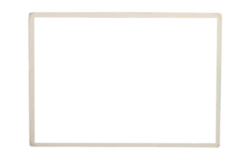 old photo frame texture png isolated picture postcard border