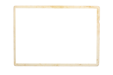 old photo frame texture png isolated picture postcard border