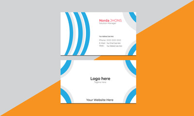 Luxury and elegant business card.