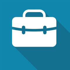 briefcase icon vector in 3d looking, business bag icon, portfolio symbol, luggage vector, baggage symbol icon