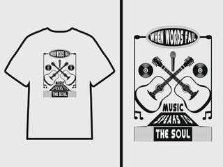 This design refers to a music t-shirt design.