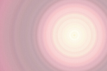 Abstract background with pastel pink and beige circles with grain texture. Soft illustration with grain noise effect. Empty space