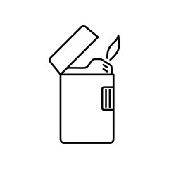 Lighter Icon. Vector sign in simple style isolated on white background. Original size 64x64 pixels.