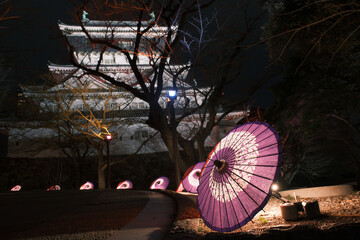 冬のイベント小倉城冬のライトアップ 2023　福岡県
