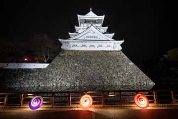冬のイベント小倉城冬のライトアップ 2023　福岡県
