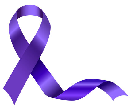 The purple awareness ribbon symbolizes various causes such as domestic violence, Alzheimer's, lupus, epilepsy, pancreatic cancer, animal abuse, and more. - Powered by Adobe