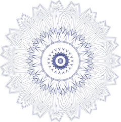 Beautiful round pattern. Vector file for designs.