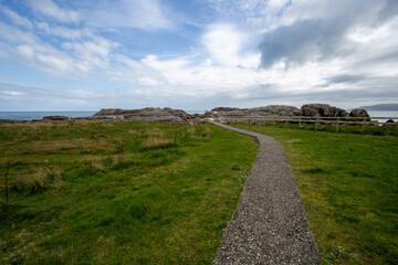 Path to scenic view at Garron Point, Ballymena, Northern Irealand