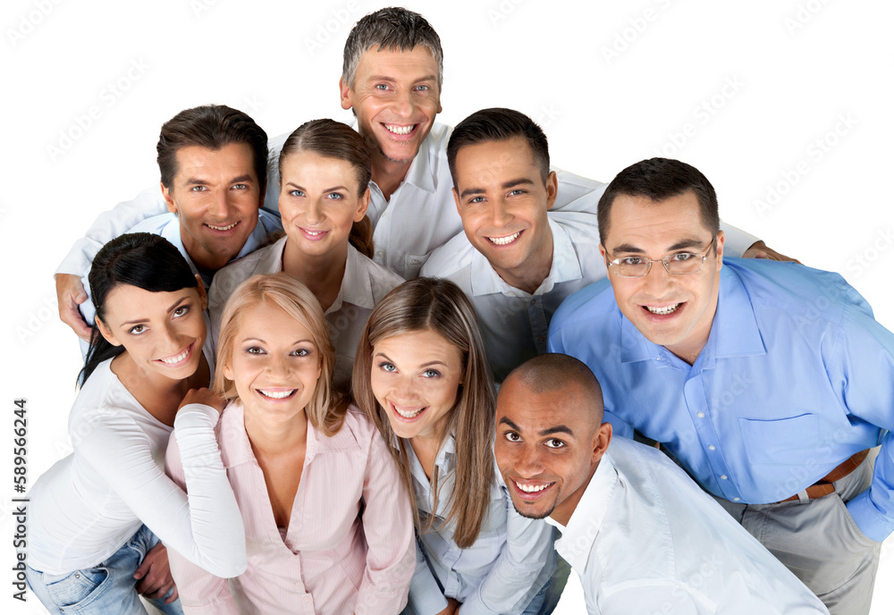 Wall mural Portrait of Smiling Business People