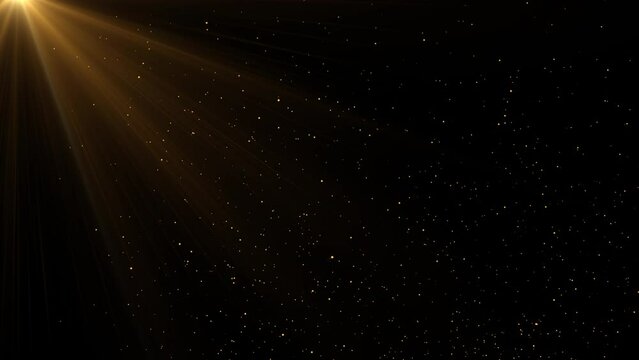 sunlight lens flare effects on black background