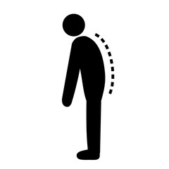 猫背の人のアイコン