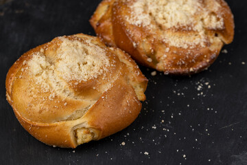 soft fresh bun with coconut filling