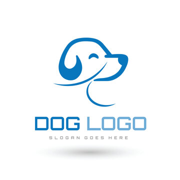 Dog vector logo. Dog vector icon