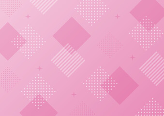 幾何学　ピンク　グラデーション 　四角形　背景