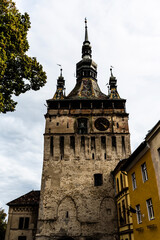 Fototapeta na wymiar The Clock Tower, the symbol of Sighisoara. Romania.